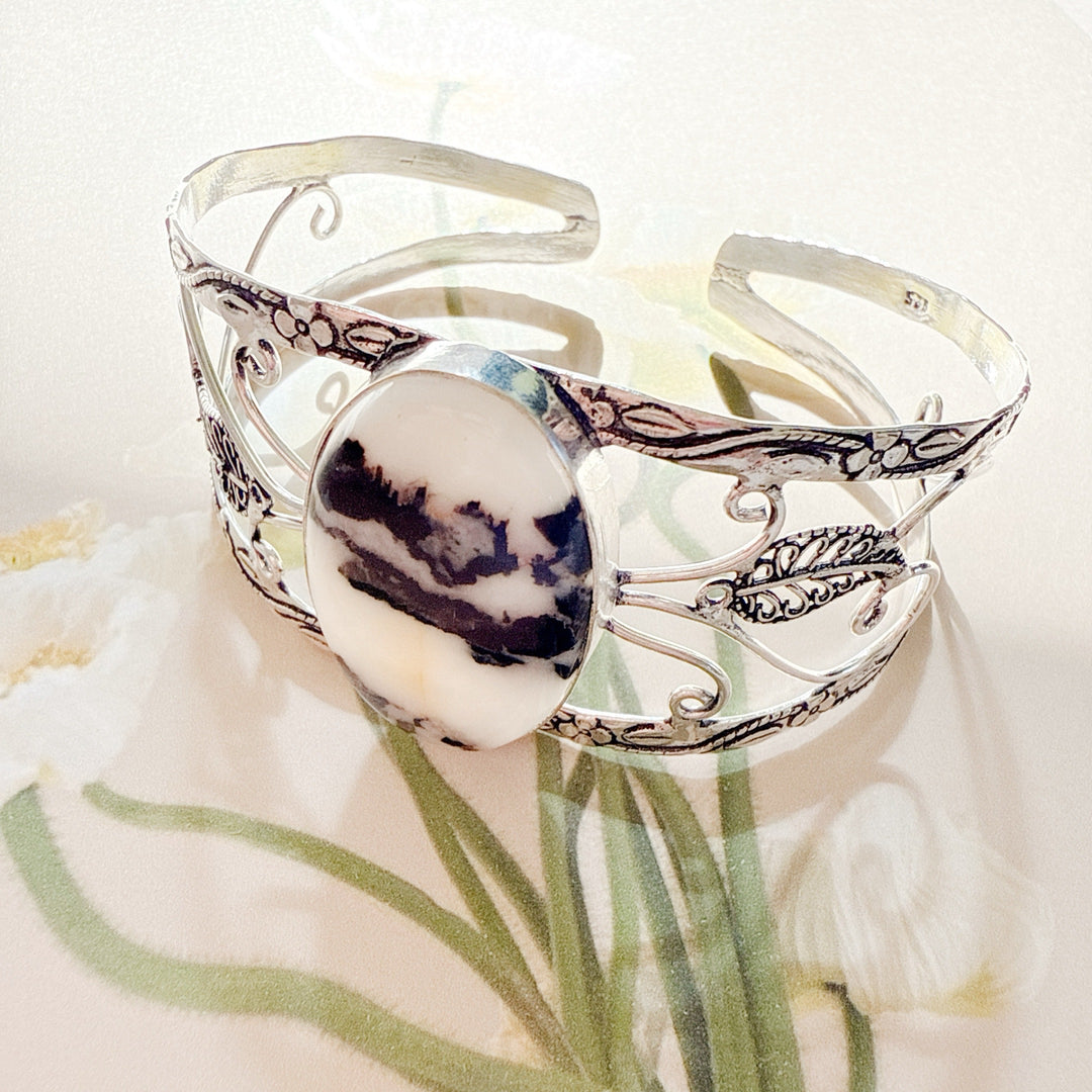 White Buffalo Turquoise Bangle