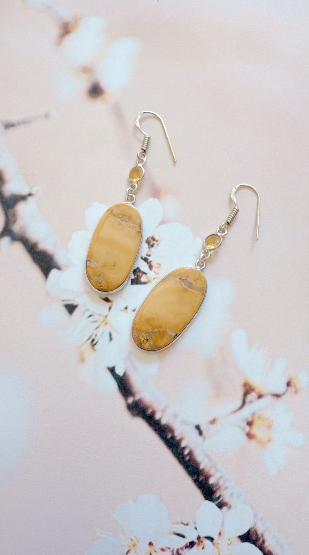 Maligano Jasper Citrine  Earrings