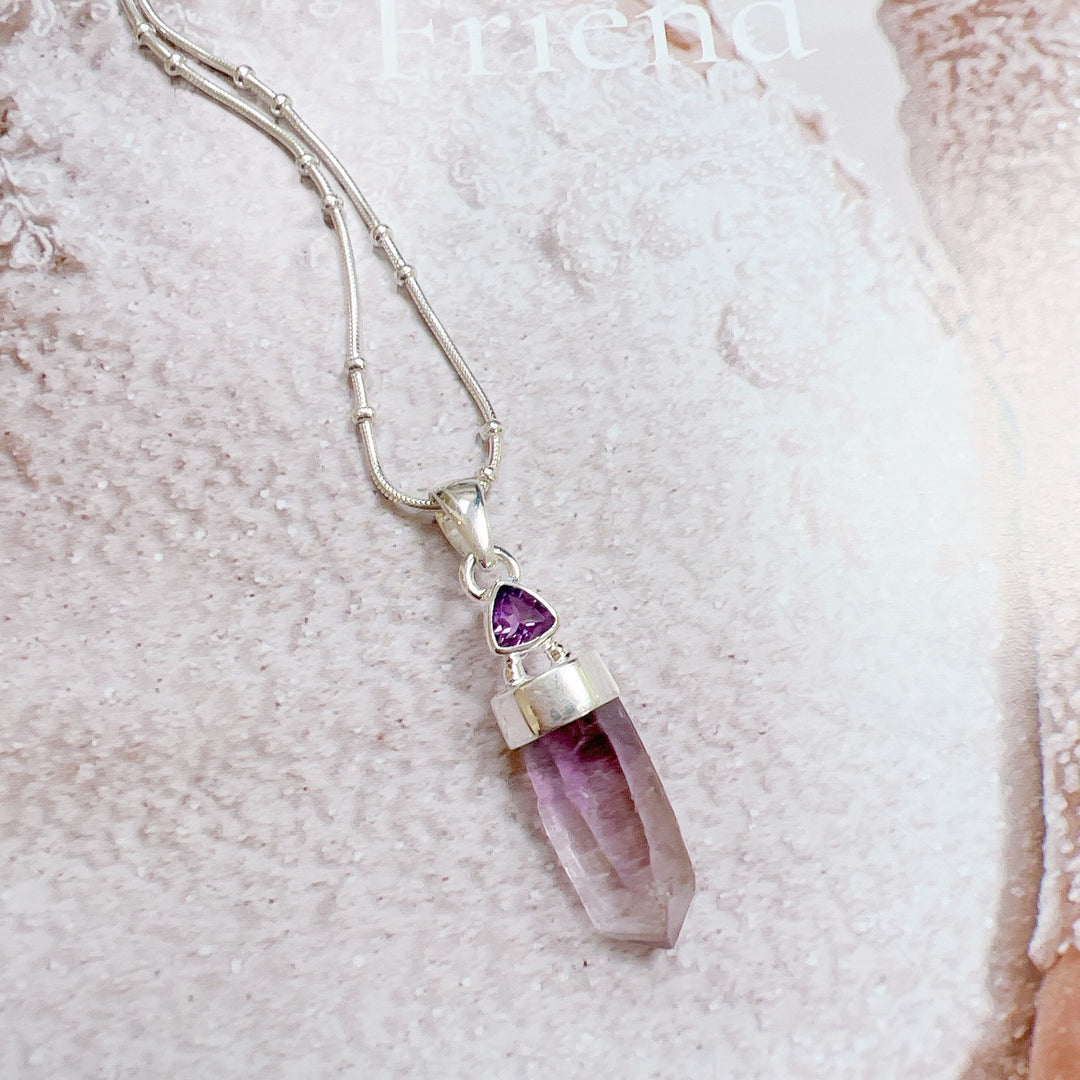 LAVENDER & AMETHYST PENDANT