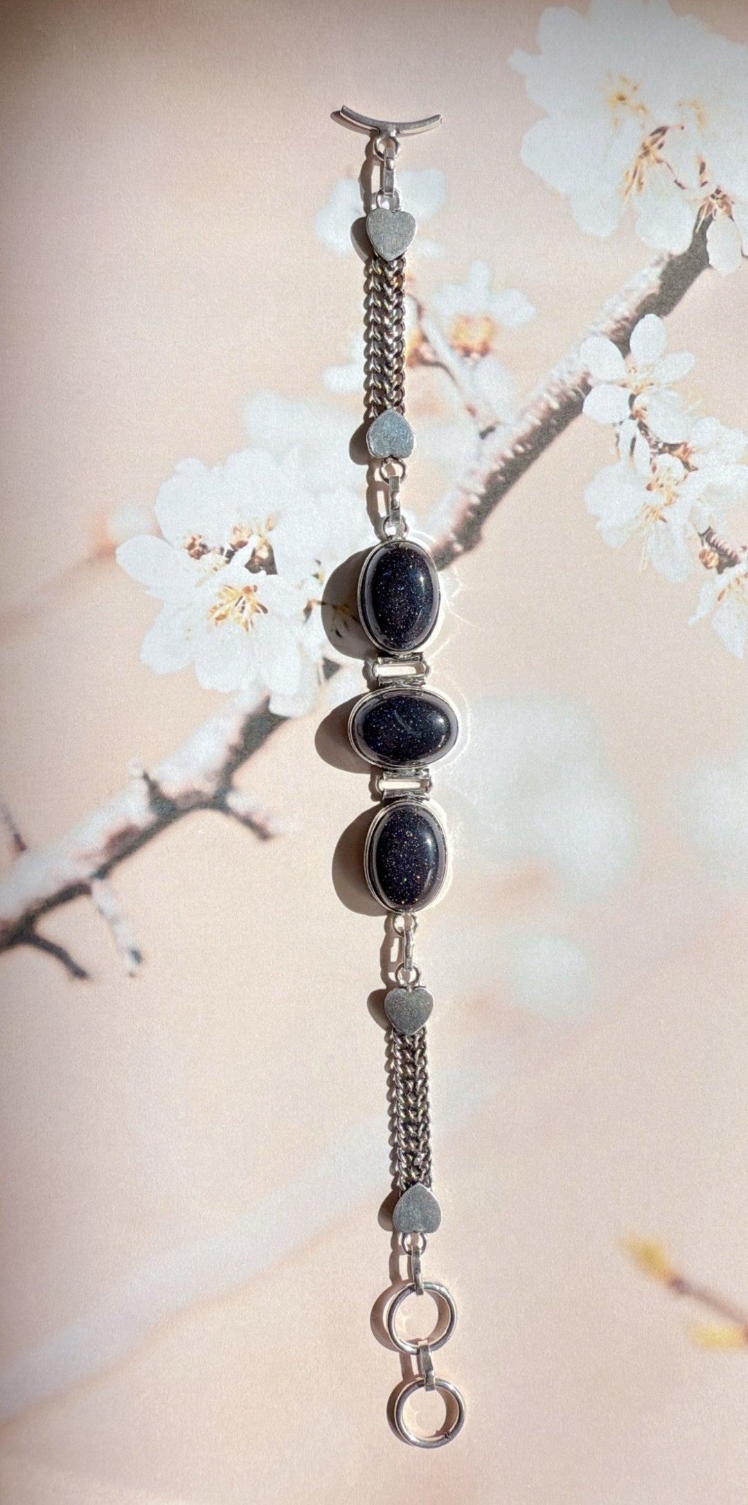 Purple Sandstone Gemstone Bracelet