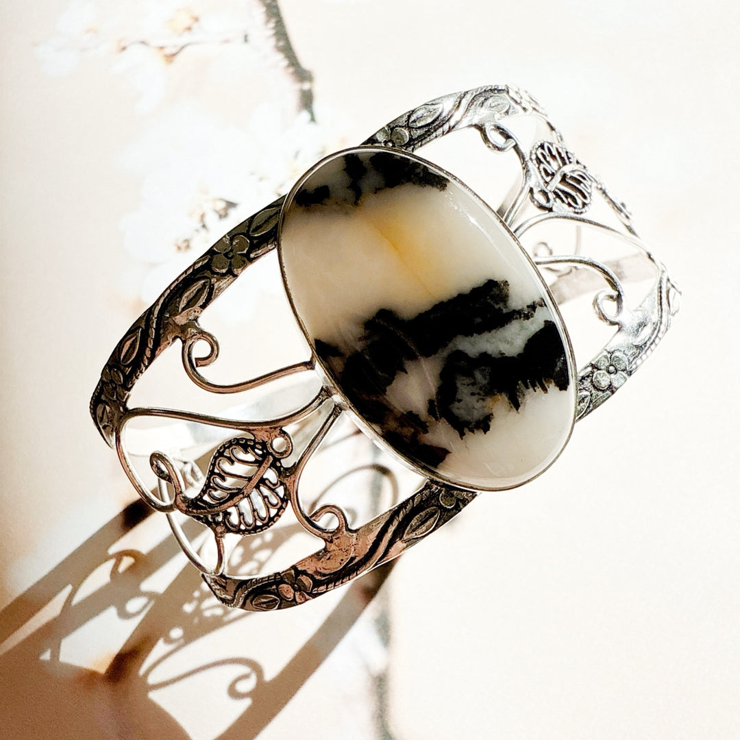 White Buffalo Turquoise Bangle