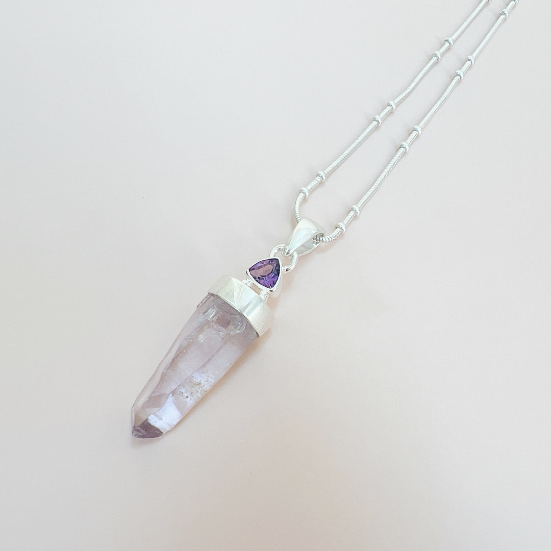 LAVENDER & AMETHYST PENDANT