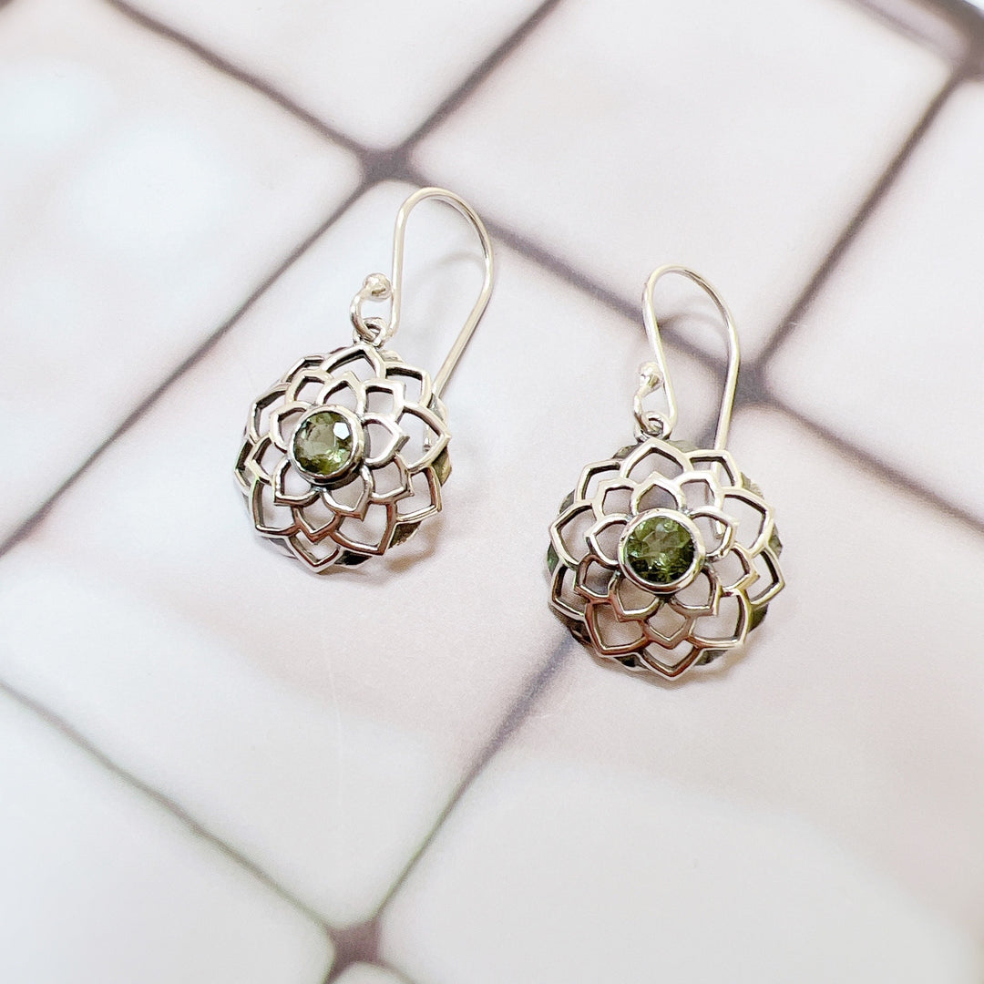 Moldavite Earrings